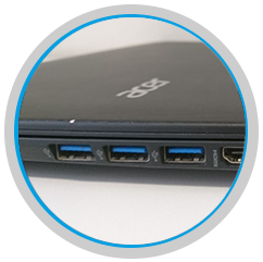 Tauschen von USB Ports