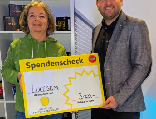 lucesem spendet an die Kärntner Kinder-Krebshilfe!